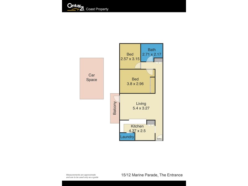 15/12 Marine Parade, The Entrance NSW 2261 Floorplan