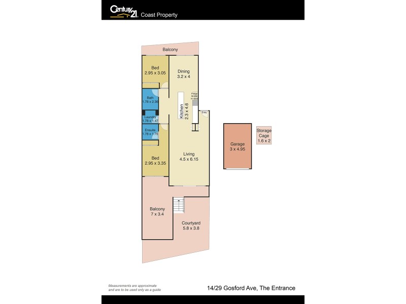 14/29 Gosford Avenue, The Entrance NSW 2261 Floorplan