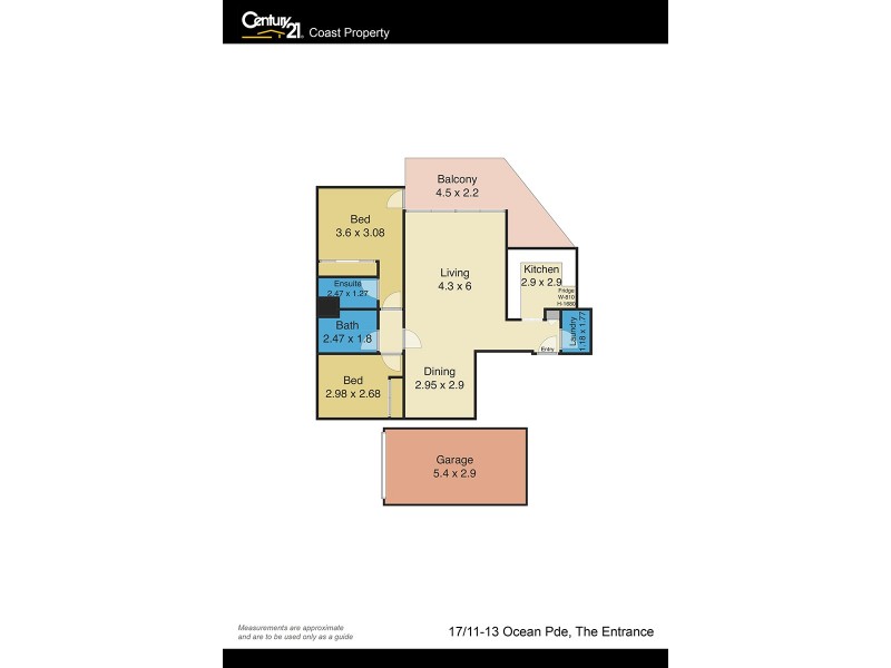17/11-13 Ocean Parade, The Entrance NSW 2261 Floorplan
