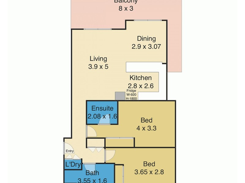 2/2-6 Copnor Avenue, The Entrance NSW 2261 Floorplan