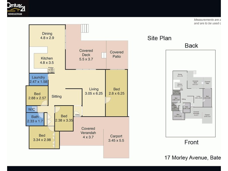 17 Morley Avenue, Bateau Bay NSW 2261 Floorplan
