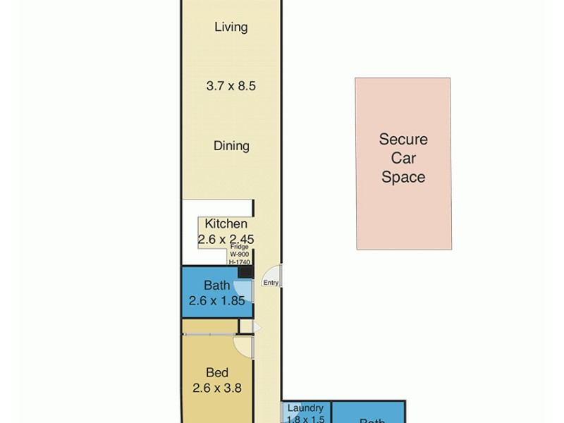 13/2-6 Beach Street, The Entrance NSW 2261 Floorplan