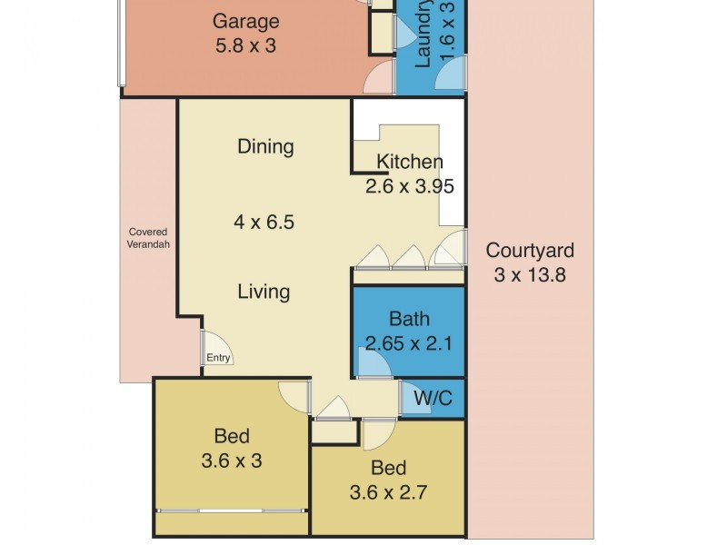 8/5-7 Gascoigne Road, Gorokan NSW 2263 Floorplan
