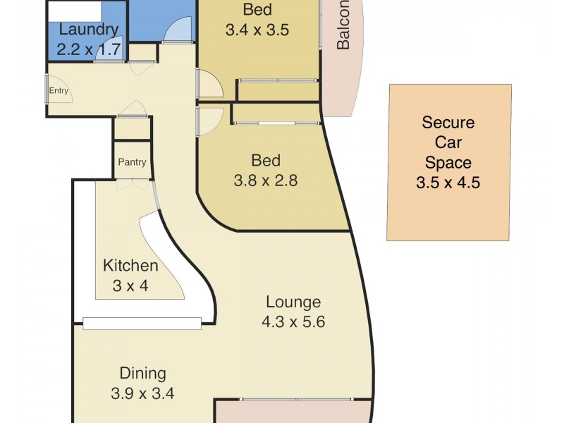 3/2 Boondilla Road, The Entrance NSW 2261 Floorplan