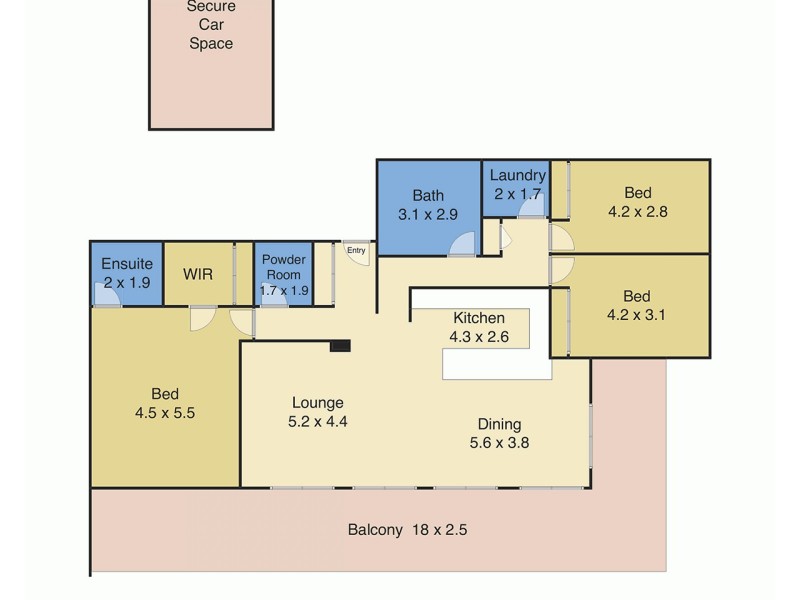 113/54-66 Hutton Road, The Entrance North NSW 2261 Floorplan