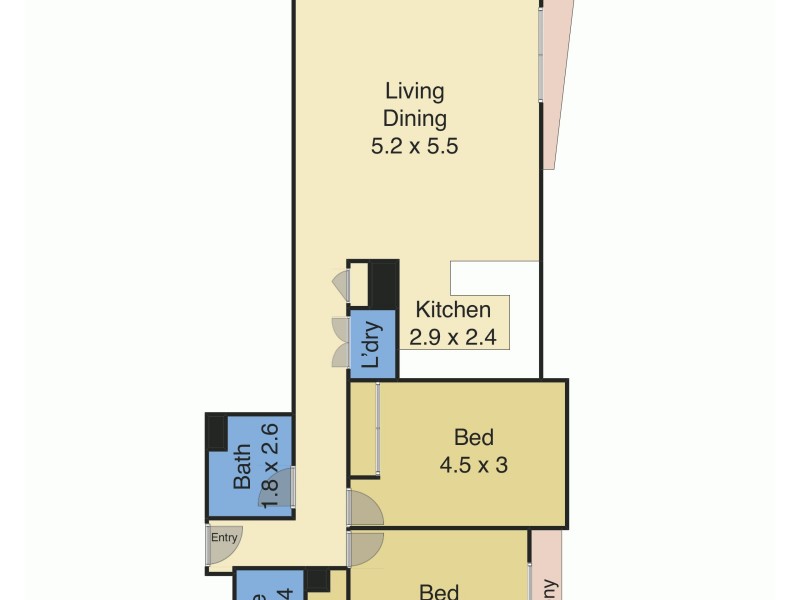 36/18-24 Torrens Avenue, The Entrance NSW 2261 Floorplan