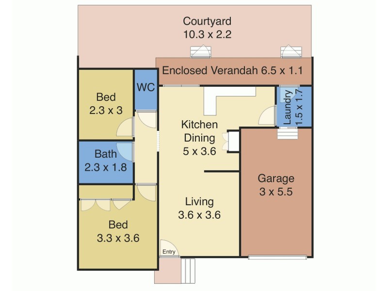 3/11-13 Oaks Avenue, Long Jetty NSW 2261 Floorplan