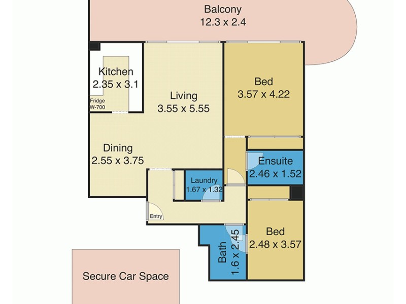 15/38-42 Dening Street, The Entrance NSW 2261 Floorplan