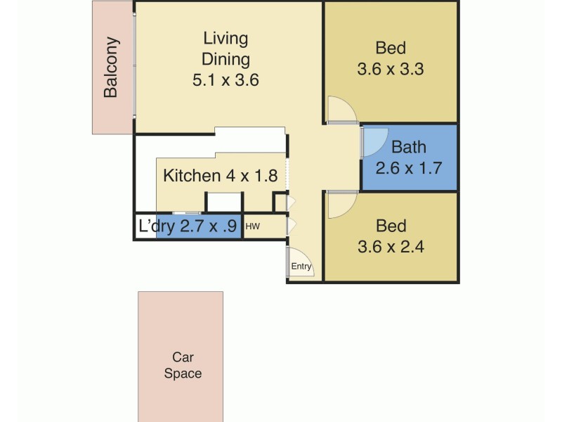 10/9 Marine Parade, The Entrance NSW 2261 Floorplan