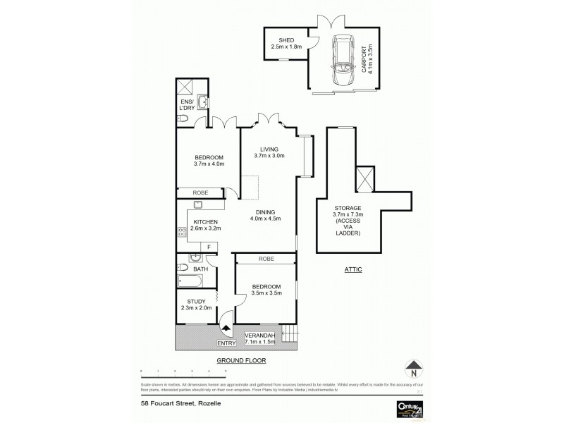 58 Foucart Street, Rozelle NSW 2039 Floorplan