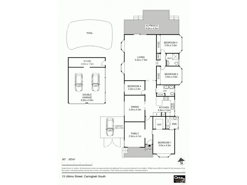13 Ultimo Street, Caringbah South NSW 2229 Floorplan