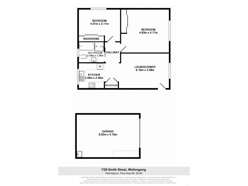 7/82a Smith Street, Wollongong NSW 2500 Floorplan