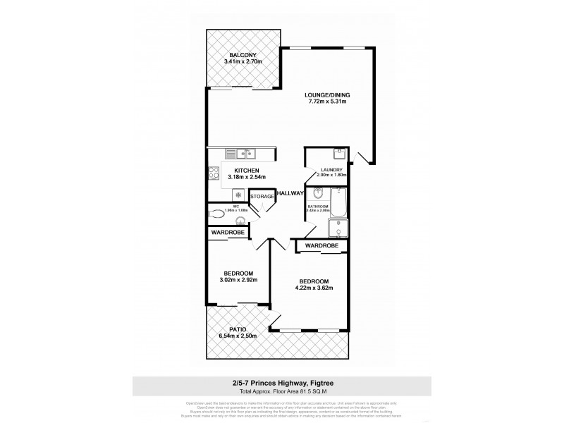 2/5-7 Princes Highway, Figtree NSW 2525 Floorplan