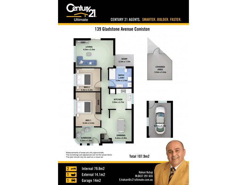 139 Gladstone Ave, Coniston NSW 2500 Floorplan