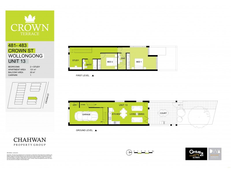 13/481 Crown Street, Wollongong NSW 2500 Floorplan