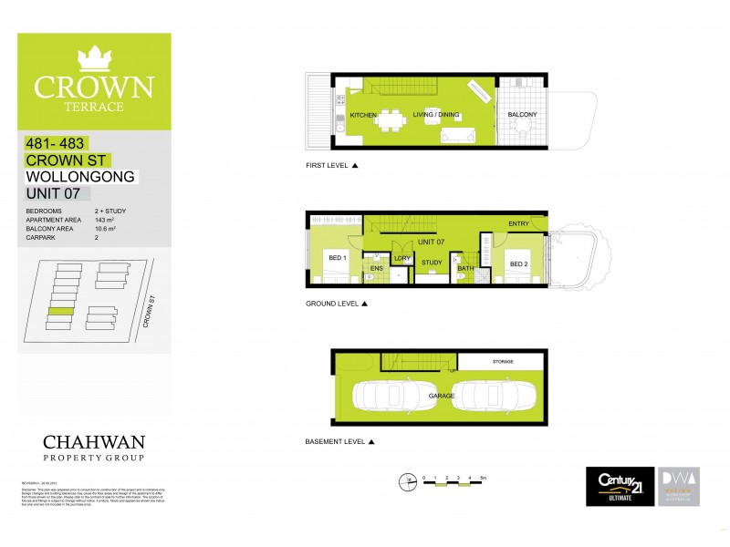 7/481 Crown Street, Wollongong NSW 2500 Floorplan