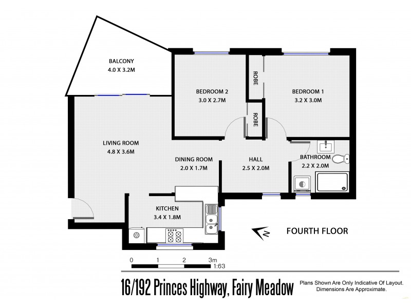 16/192-198 Princes Hwy, Fairy Meadow NSW 2519 Floorplan