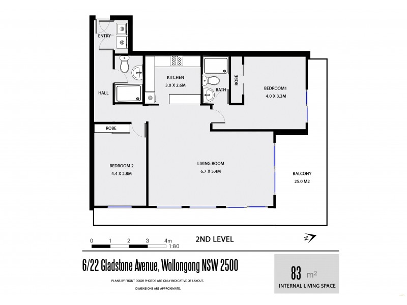 6/22 Gladstone Ave, Wollongong NSW 2500 Floorplan