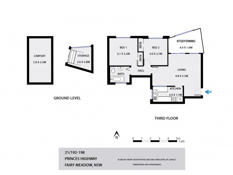 21/192-198 Princes Highway, Fairy Meadow NSW 2519 Floorplan
