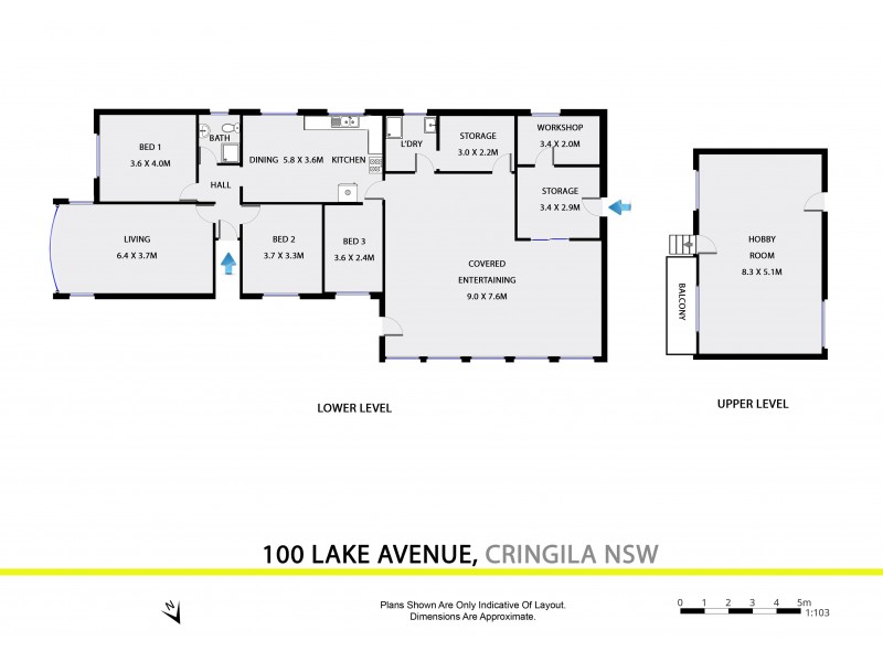 100 Lake Avenue, Cringila NSW 2502 Floorplan