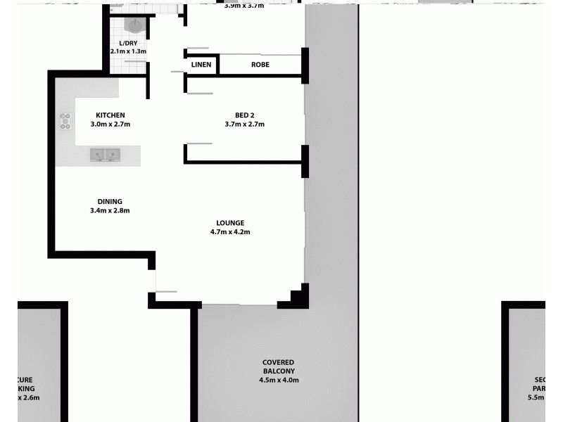 213/30 Gladstone Ave, Wollongong NSW 2500 Floorplan