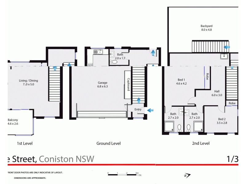 1/37 Bridge Street, Coniston NSW 2500 Floorplan