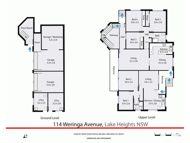 114 Weringa Avenue, Lake Heights NSW 2502 Floorplan