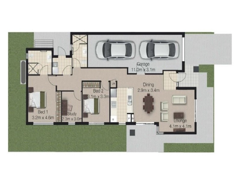 460/245 Jamboree Avenue, Denham Court NSW 2565 Floorplan