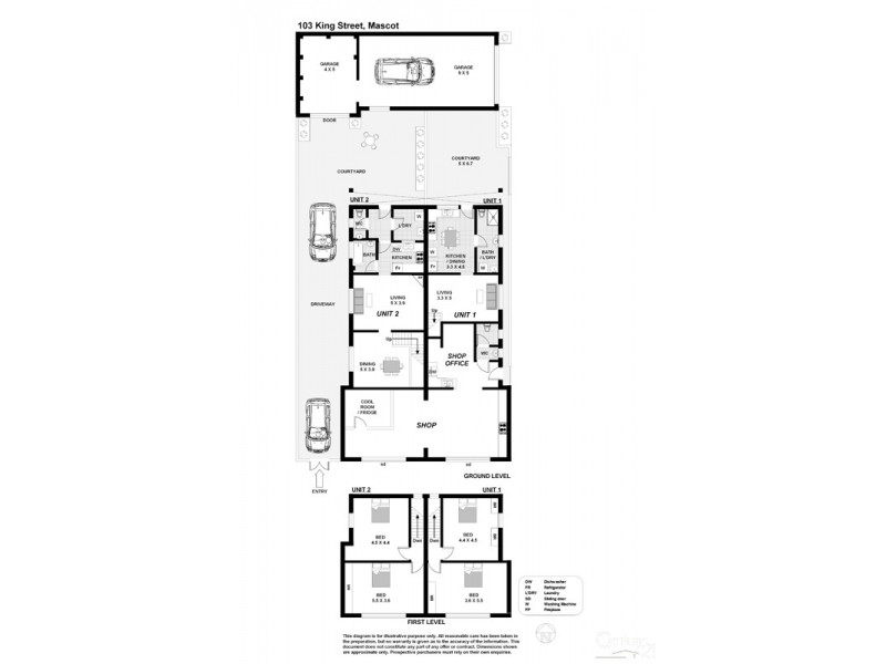 101-103 King Street, Mascot NSW 2020 Floorplan