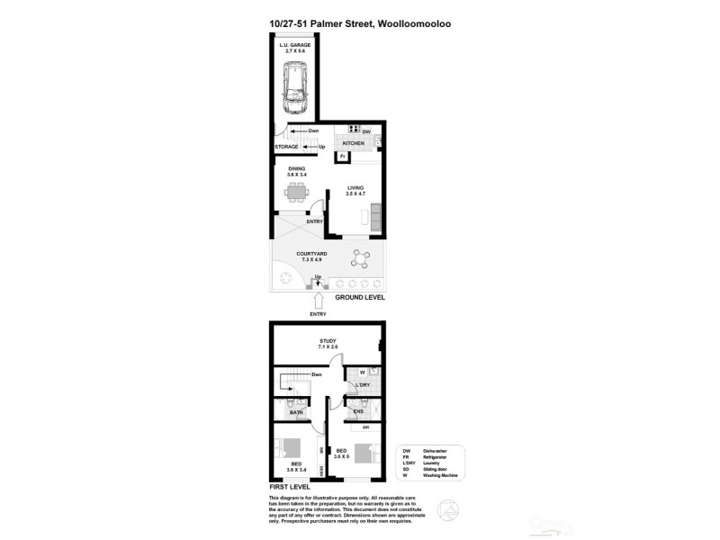 8/27-51 Palmer Street, Woolloomooloo NSW 2011 Floorplan