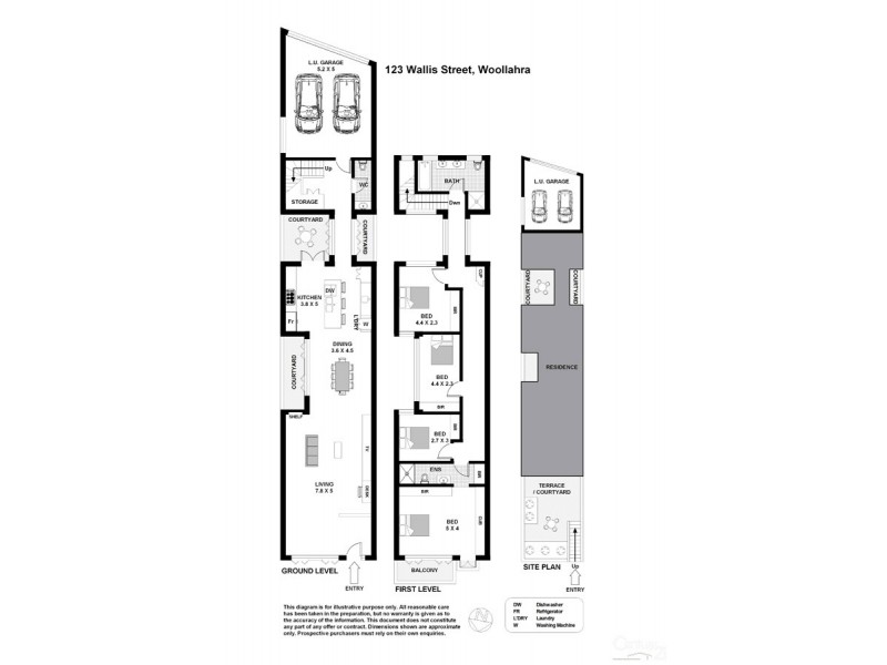 123 Wallis Street, Woollahra NSW 2025 Floorplan