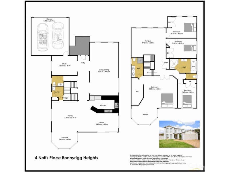 4 Noffs Place, Bonnyrigg Heights NSW 2177 Floorplan