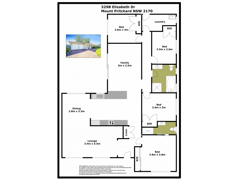 329B Elizabeth Drive, Mount Pritchard NSW 2170 Floorplan