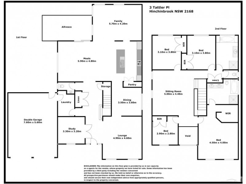 3 Tattler Place, Hinchinbrook NSW 2168 Floorplan