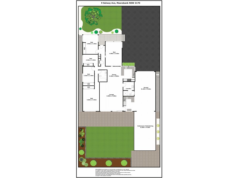 9 Selway Avenue, Moorebank NSW 2170 Floorplan