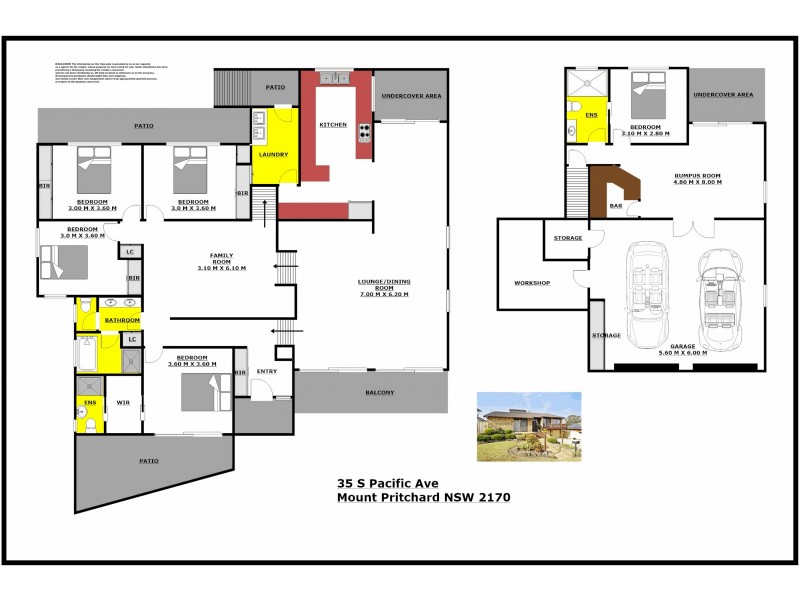 35 South Pacific Avenue, Mount Pritchard NSW 2170 Floorplan