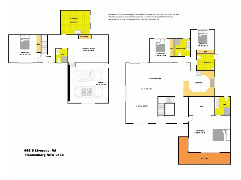 66b South Liverpool Road, Heckenberg NSW 2168 Floorplan