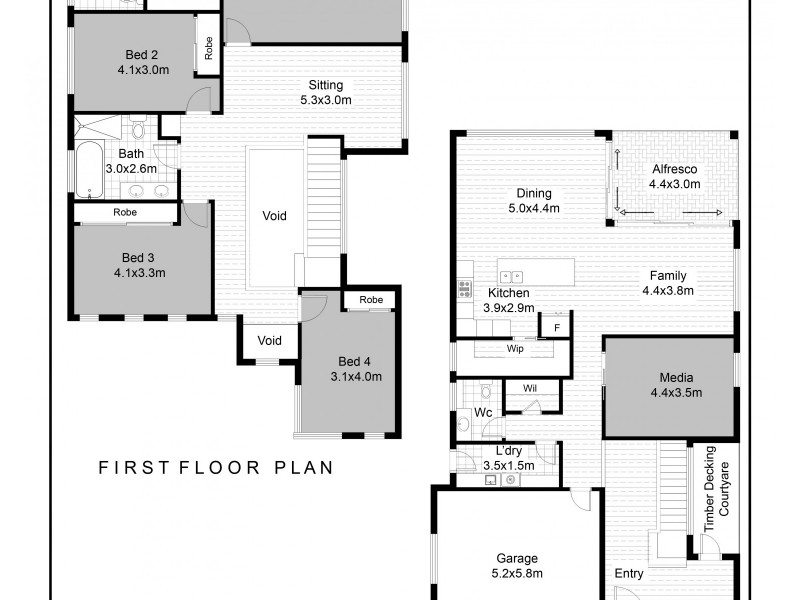 54 Commissioners Drive, Denham Court NSW 2565 Floorplan