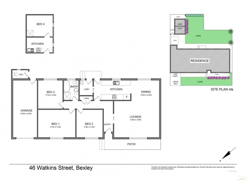 46 Watkin Street, Bexley NSW 2207 Floorplan