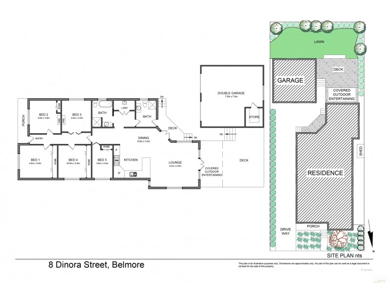 8 Dinora Street, Belmore NSW 2192 Floorplan