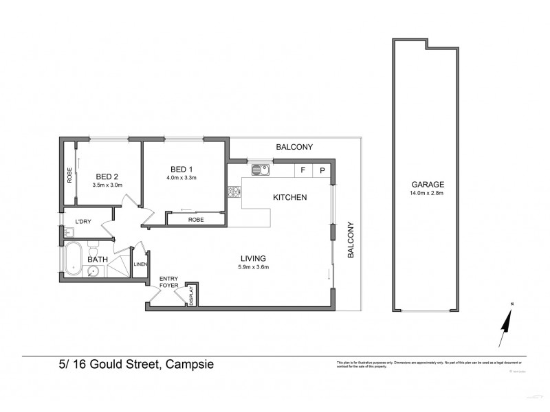 5/16-18 Gould Street, Campsie NSW 2194 Floorplan