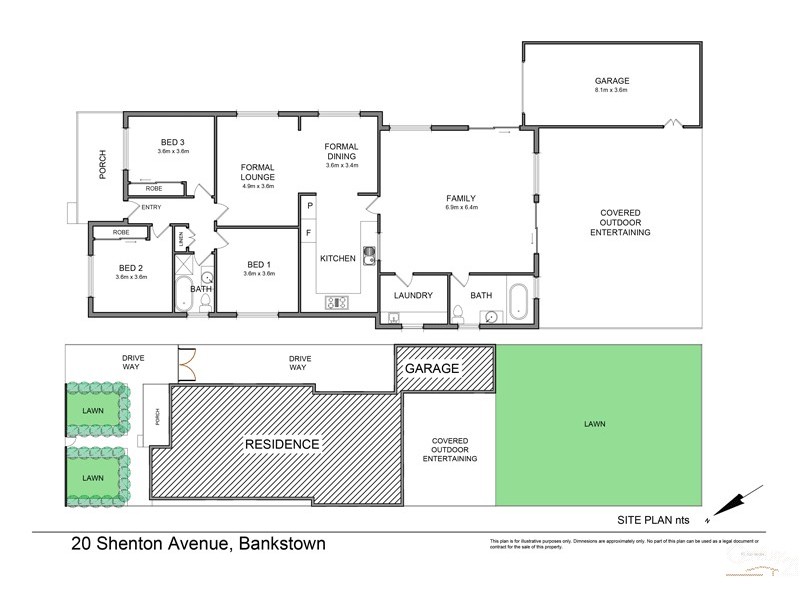 20 Shenton Avenue, Bankstown NSW 2200 Floorplan