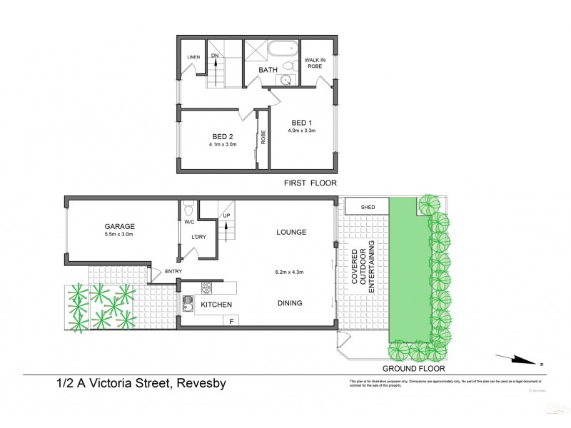 1/2a  Victoria Street, Revesby NSW 2212 Floorplan
