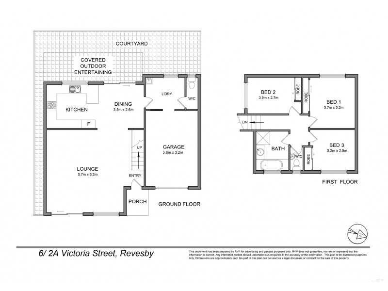 6/2A Victoria Street, Revesby NSW 2212 Floorplan