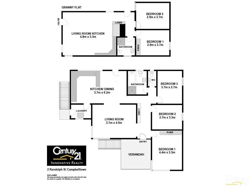 2 Randolph Street, Campbelltown NSW 2560 Floorplan