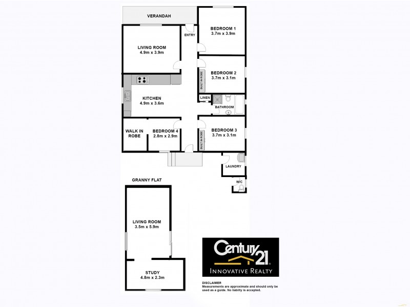 4 Ely Street, Revesby NSW 2212 Floorplan