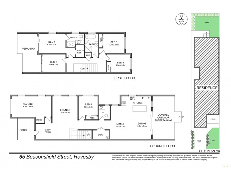 65a Beaconsfield Street, Revesby NSW 2212 Floorplan