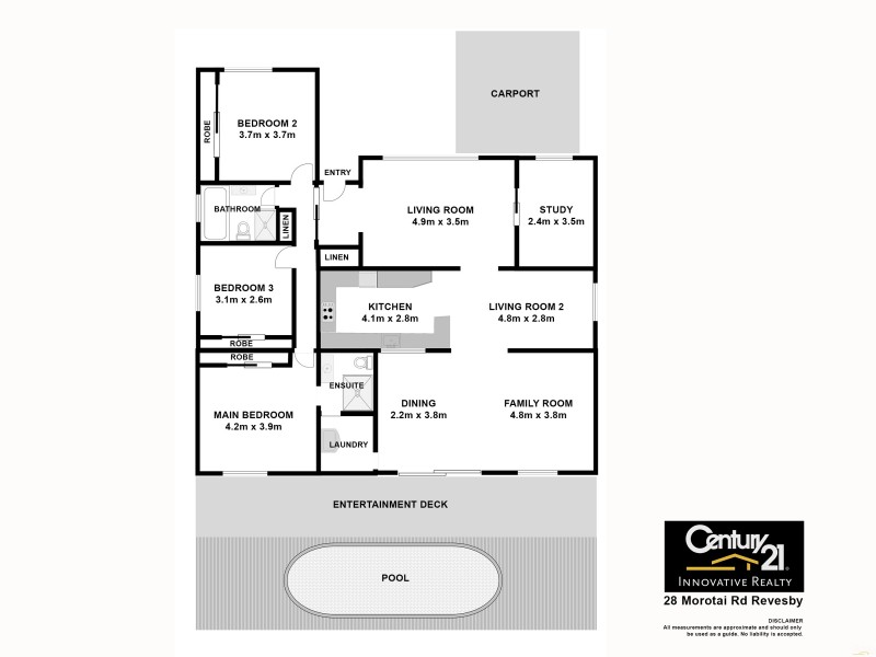 28 Morotai Road, Revesby Heights NSW 2212 Floorplan