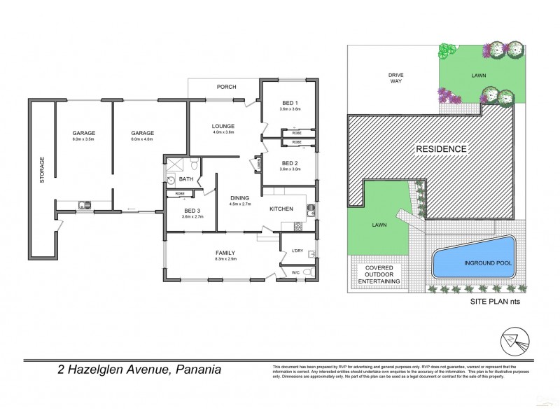 2 Hazelglen Avenue, Panania NSW 2213 Floorplan