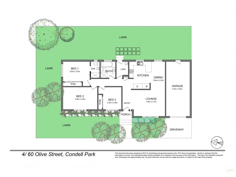 4/60 Olive Street, Condell Park NSW 2200 Floorplan